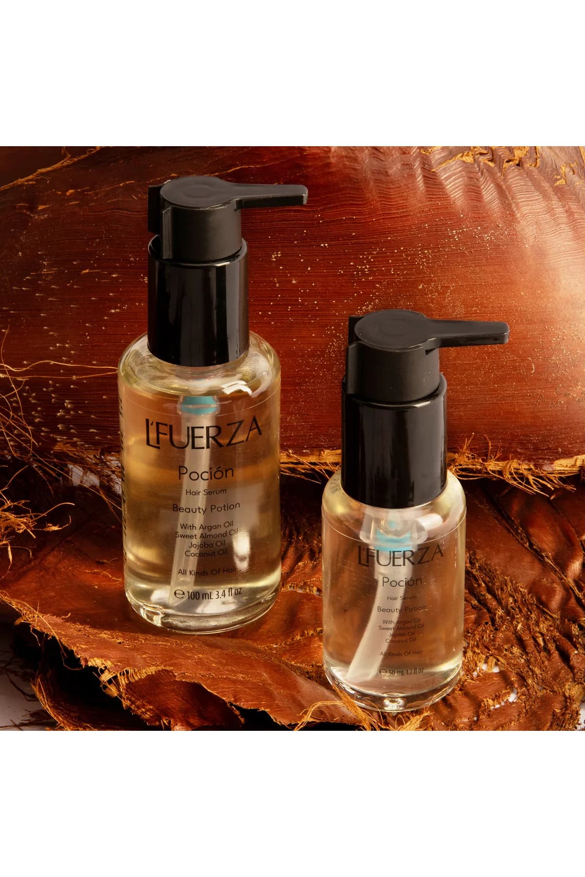 L'FUERZA Pocion
Onarıcı Parlaklık Veren Elektriklenme Karşıtı Doğal Içerikli Saç Bakım Yağı 100 ml 50 ml